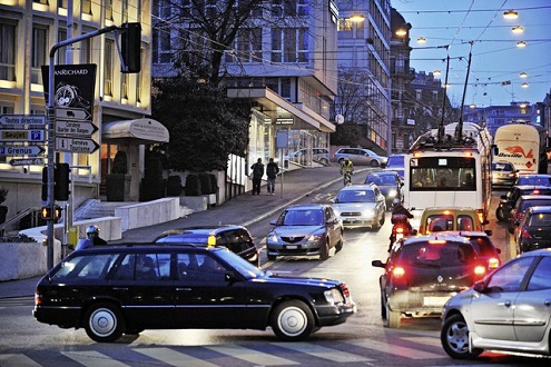 Genève est sacrée capitale suisse du bouchon routier